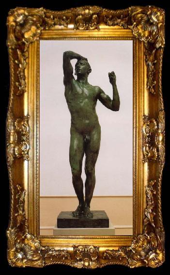 framed  Auguste Rodin The Iron Age, ta009-2